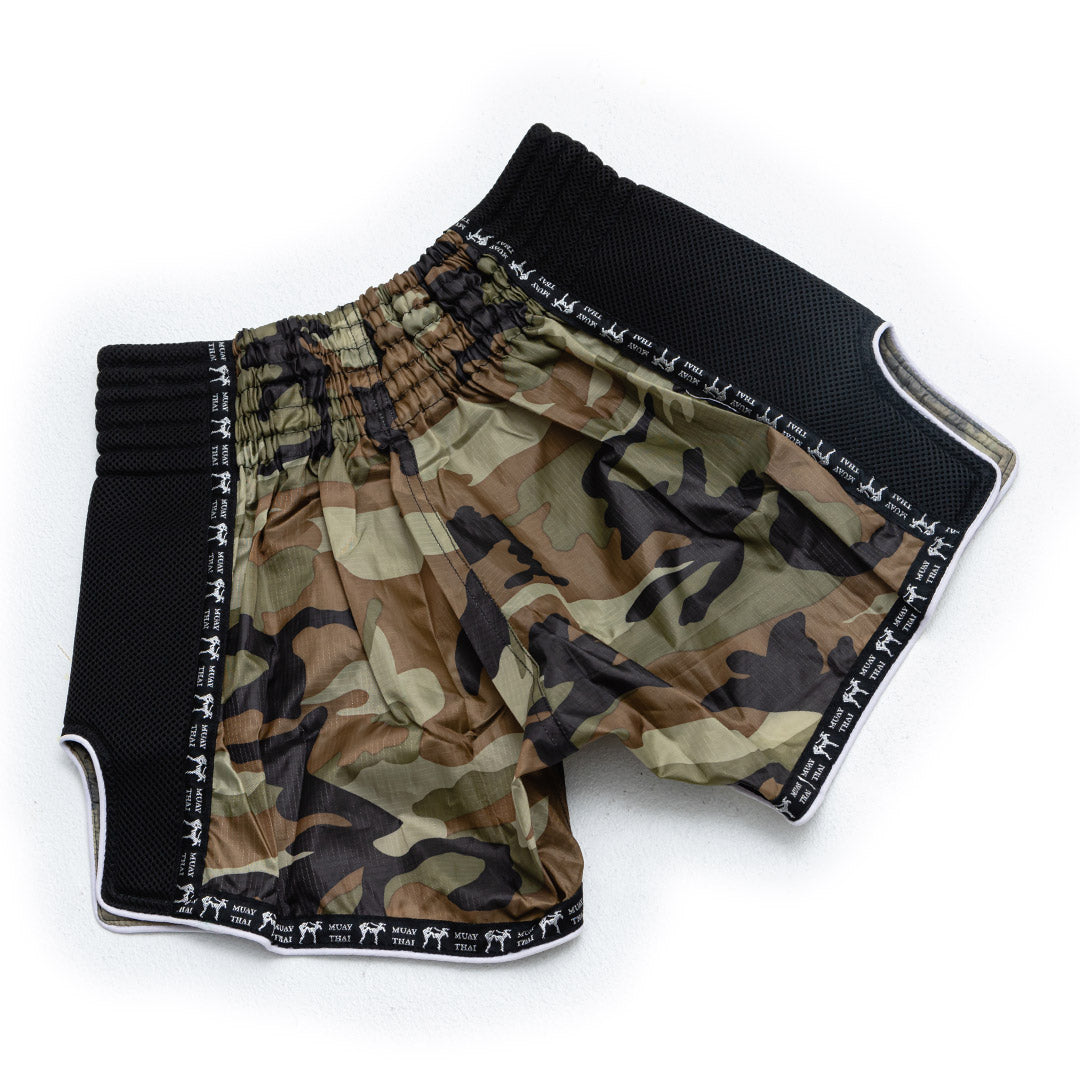 LUMPINEE SHORTS RETRO LUMRTO-003 REAL MUAY THAI PROFESSIONAL – CAMOUFLAGE
