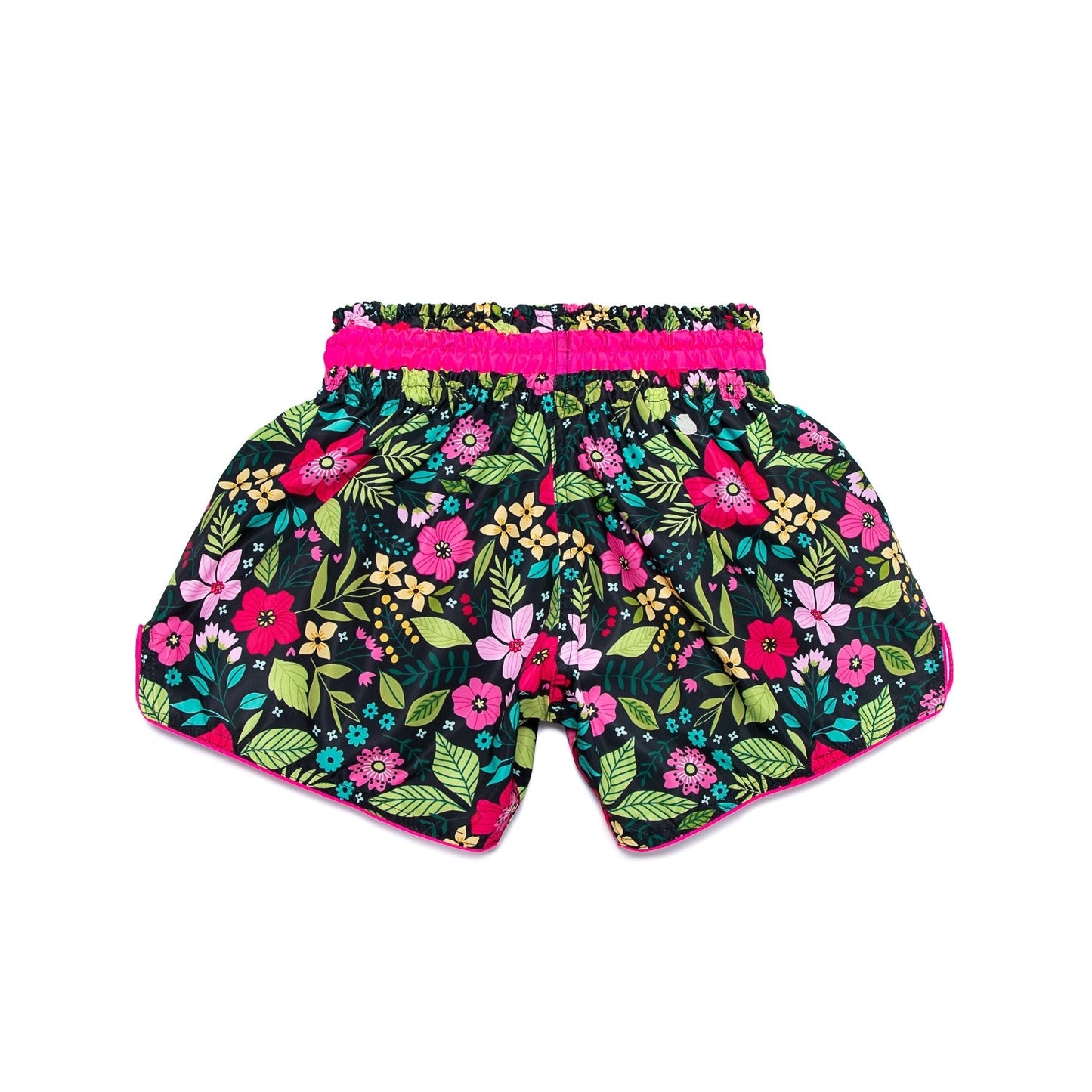 INFIGHTSTYLE SHORTS MUAY THAI RETRO ROSE FLOWERS