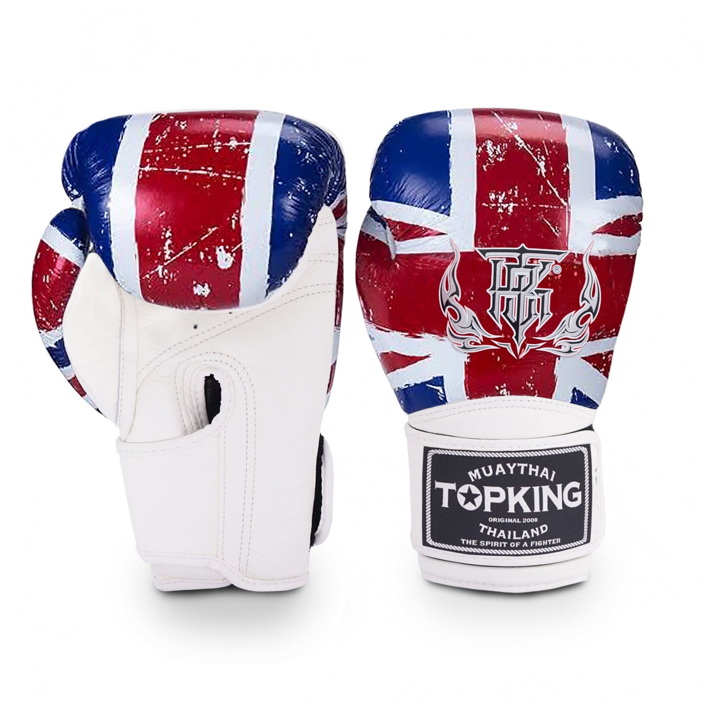 TKB GLOVES TKBGFV LEATHER HOOK-AND-LOOP COUNTRY FLAG