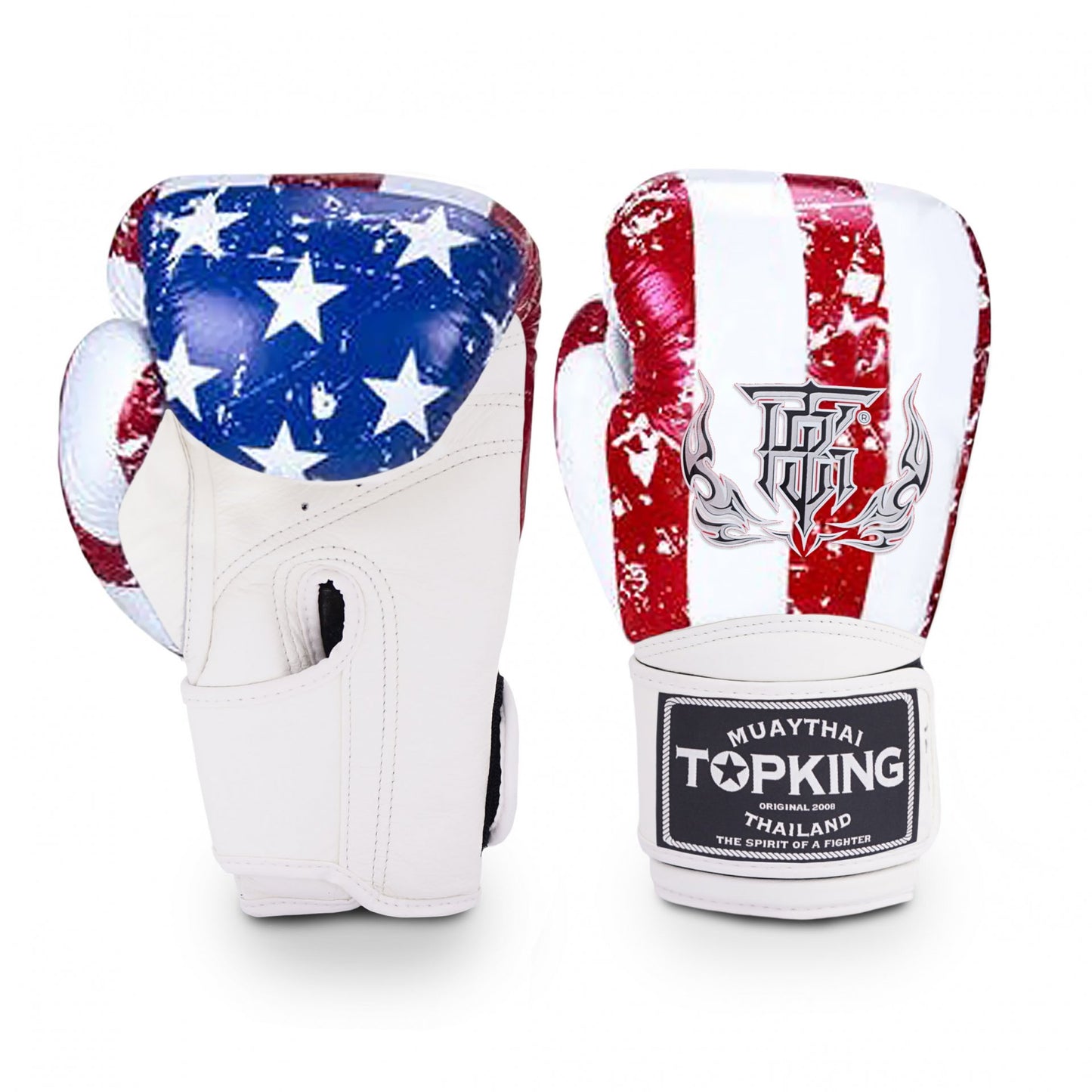 TKB GLOVES TKBGFV LEATHER HOOK-AND-LOOP COUNTRY FLAG