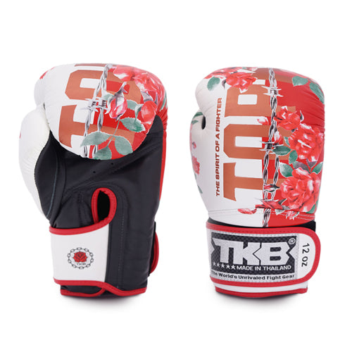 TKB GLOVES TKBGRS LEATHER HOOK-AND-LOOP ROSE