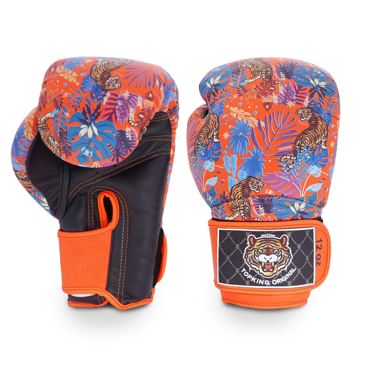 TKB GLOVES TKBGWT LEATHER HOOK-AND-LOOP WILD TIGER KING