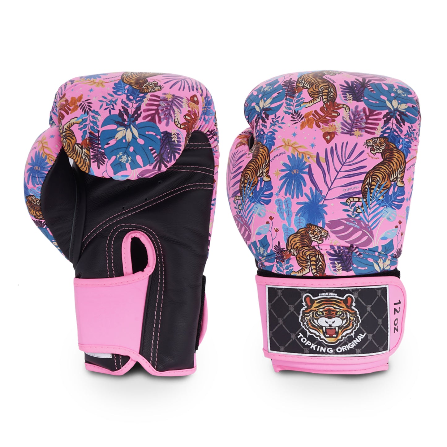 TKB GLOVES TKBGWT LEATHER HOOK-AND-LOOP WILD TIGER KING