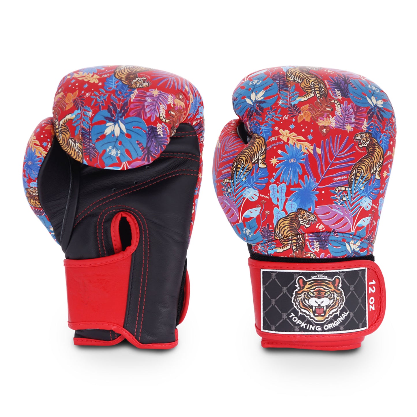 TKB GLOVES TKBGWT LEATHER HOOK-AND-LOOP WILD TIGER KING