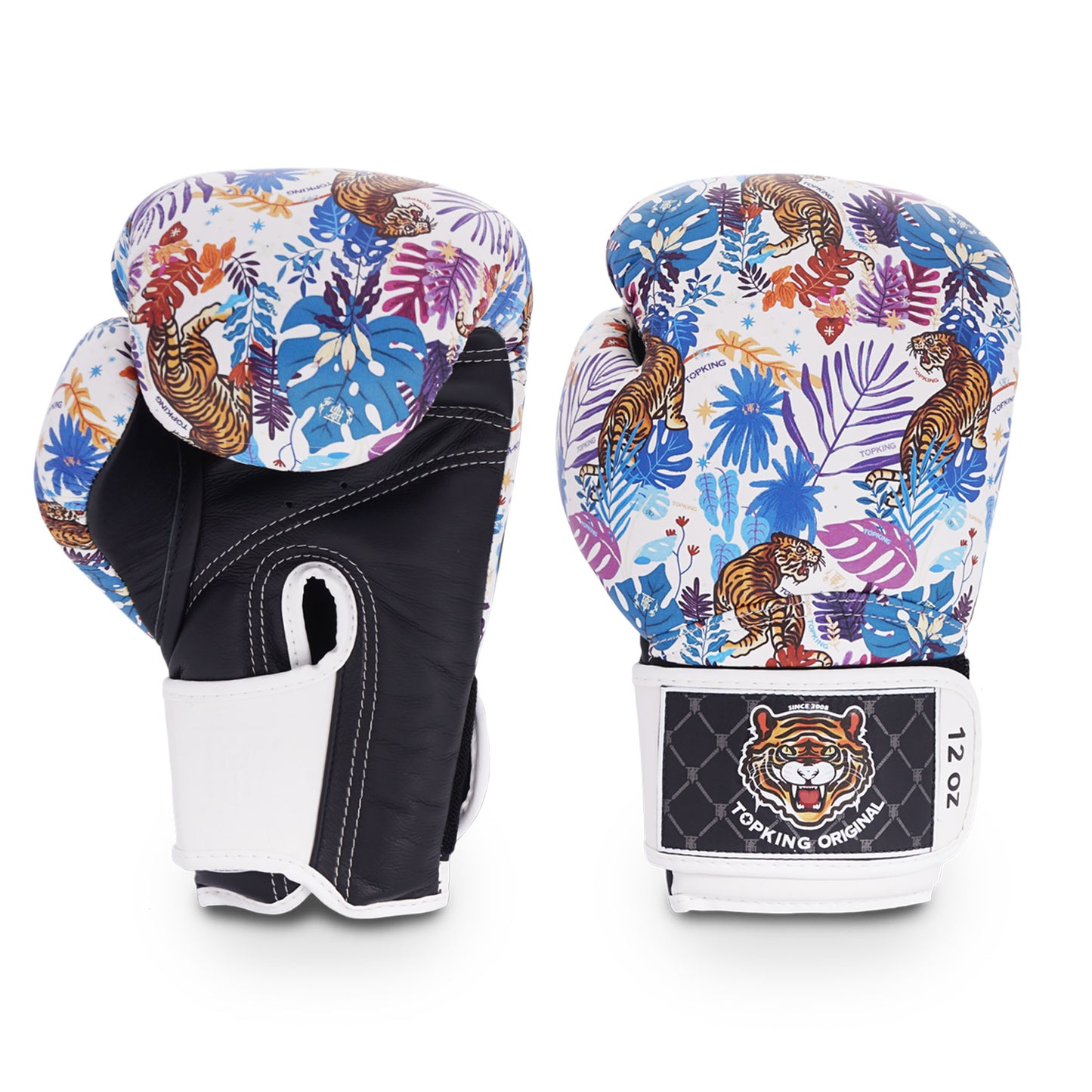 TKB GLOVES TKBGWT LEATHER HOOK-AND-LOOP WILD TIGER KING