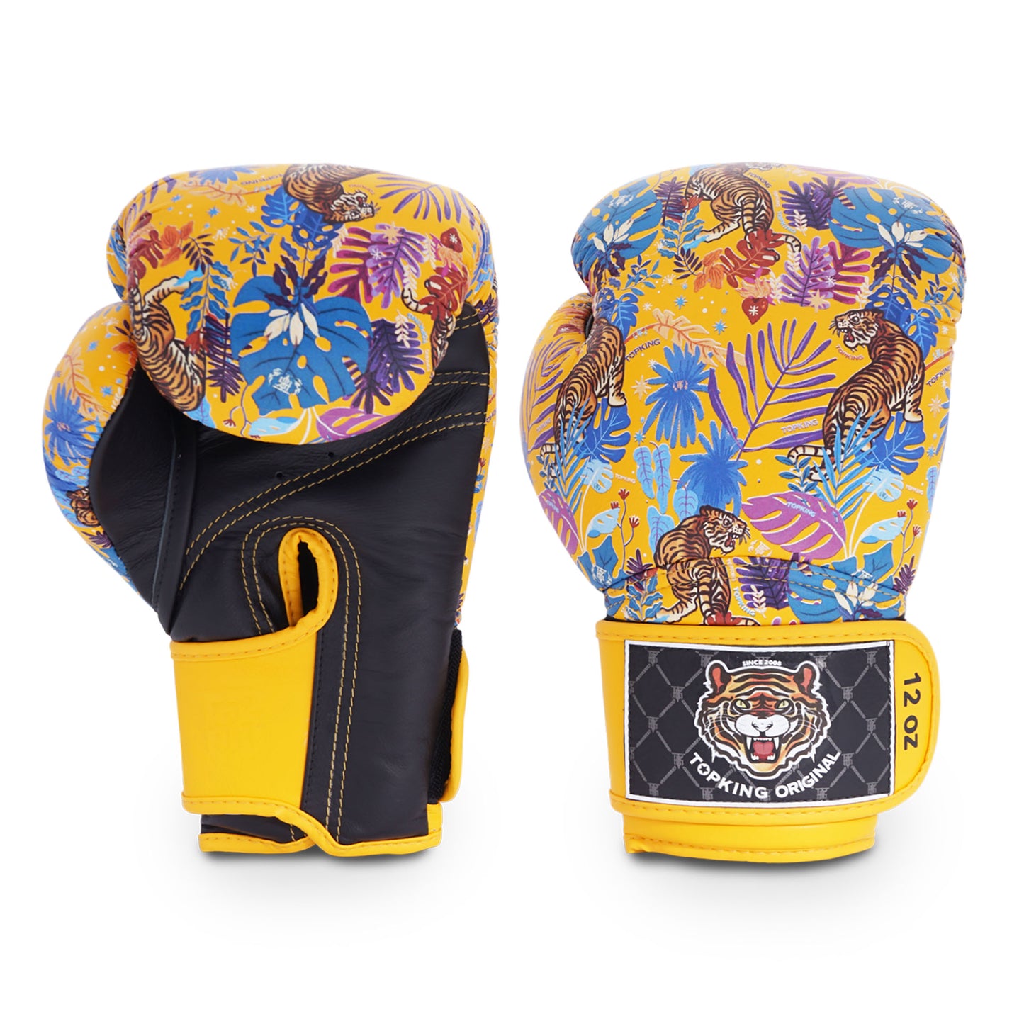 TKB GLOVES TKBGWT LEATHER HOOK-AND-LOOP WILD TIGER KING