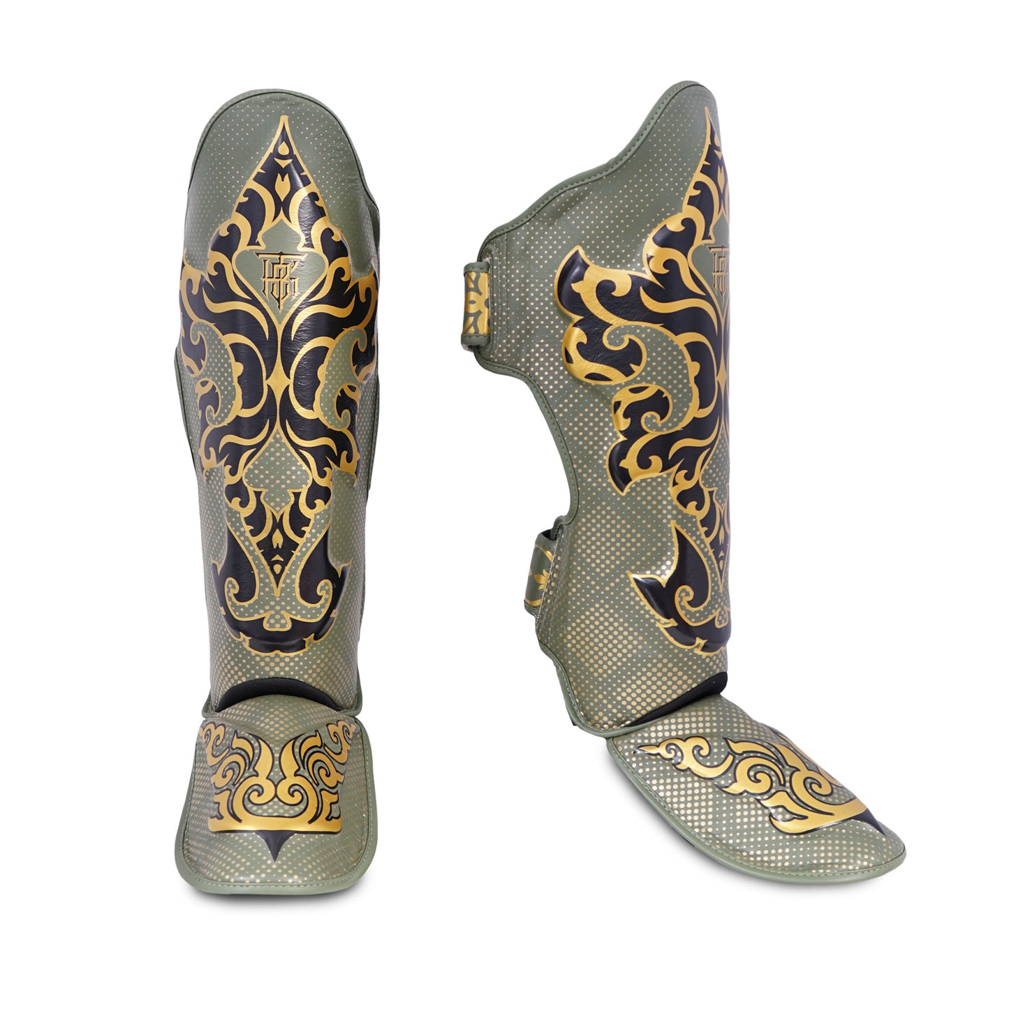 TKB SHIN PROTECTION TKSGKN LEATHER HOOK-AND-LOOP KANOK
