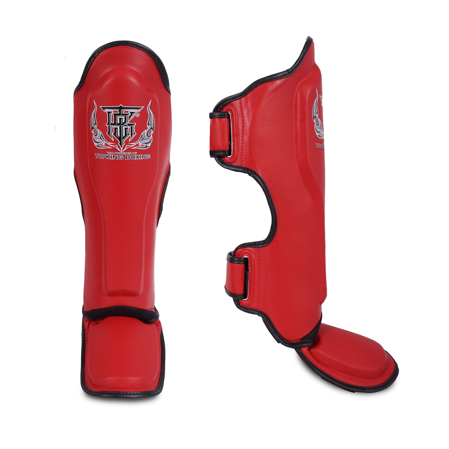 TKB SHIN PROTECTION TKSGP LEATHER HOOK-AND-LOOP