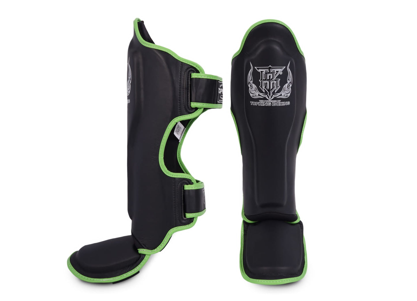 TKB SHIN PROTECTION TKSGP LEATHER HOOK-AND-LOOP