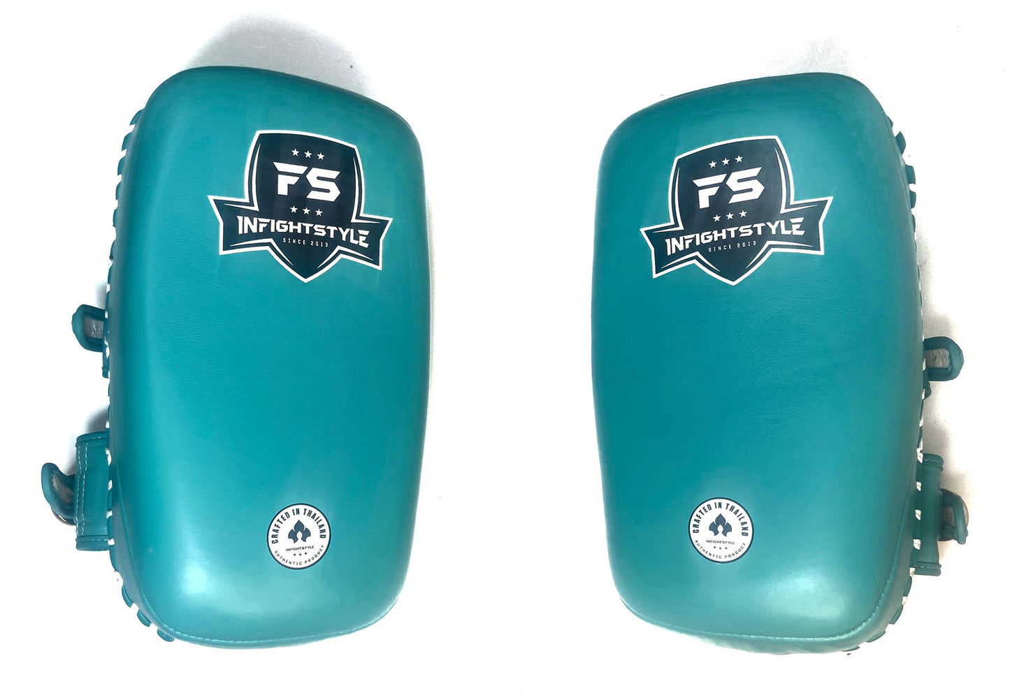 INFIGHTSTYLE KICK PADS LEATHER PREMIUM DOUBLE-BUCKLE