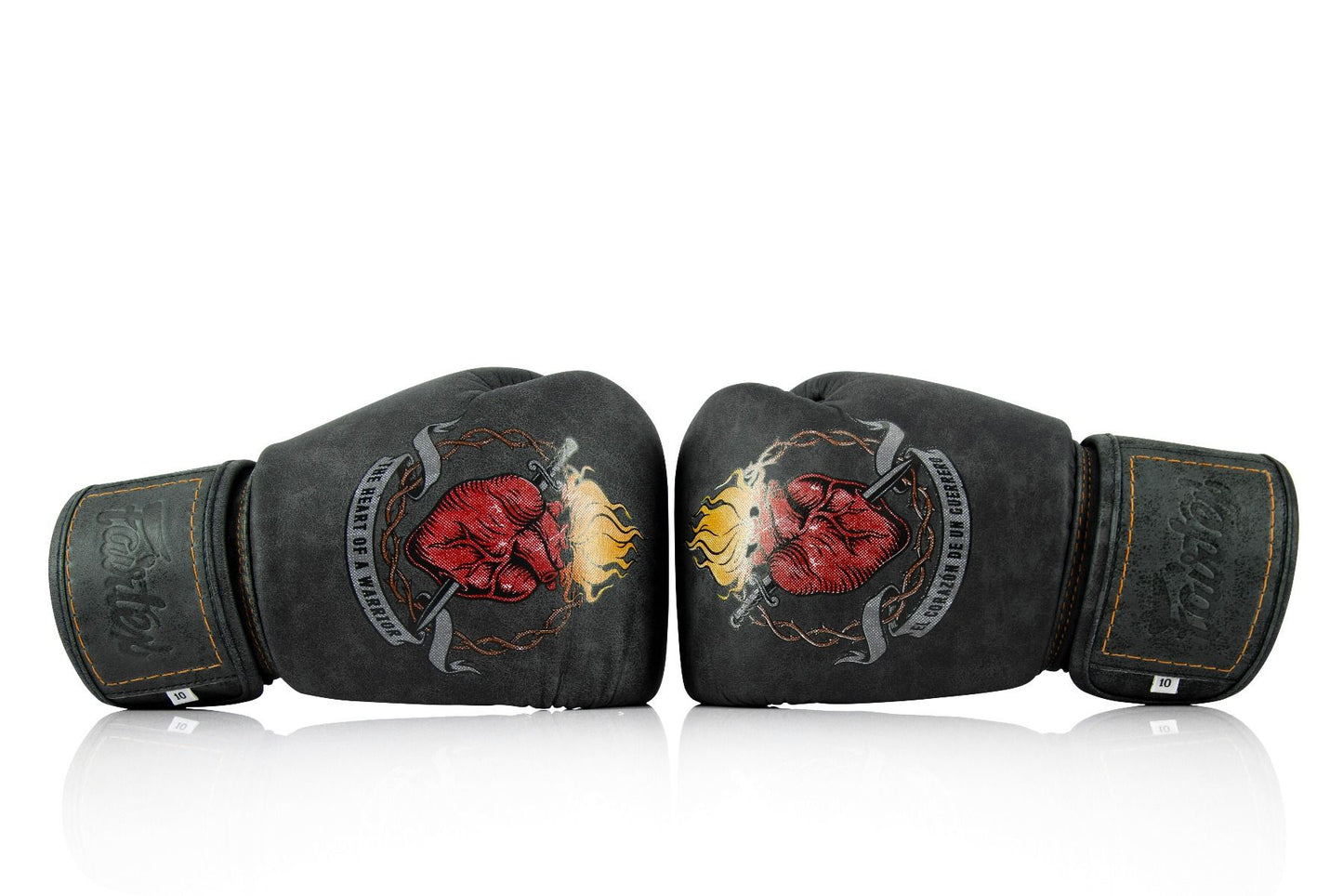 FAIRTEX GLOVES BGV-PREMIUM LEATHER HOOK-AND-LOOP THE HEART OF WARRIOR TOM ATENCIO
