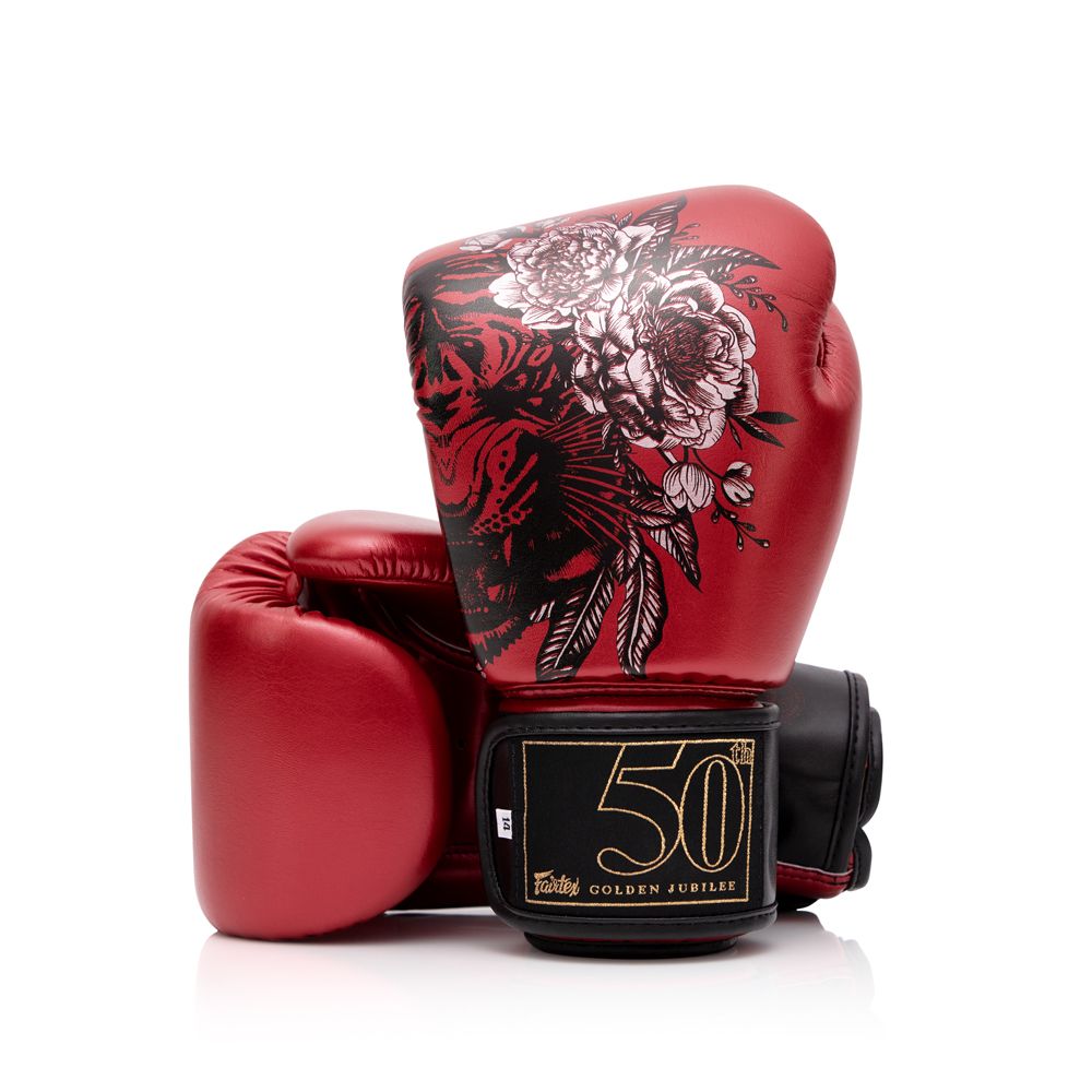 FAIRTEX GLOVES BGV-PREMIUM MICROFIBER HOOK-AND-LOOP 50TH GOLDEN JUBILEE