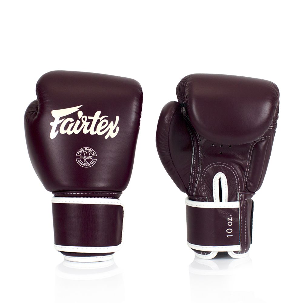 FAIRTEX GLOVES BGV16 LEATHER HOOK-AND-LOOP BOXING