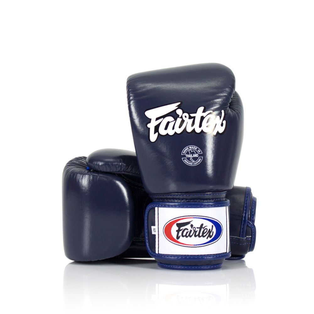 FAIRTEX GLOVES BGV1 LEATHER HOOK-AND-LOOP TIGHT-FIT UNIVERSAL SOLID COLOR