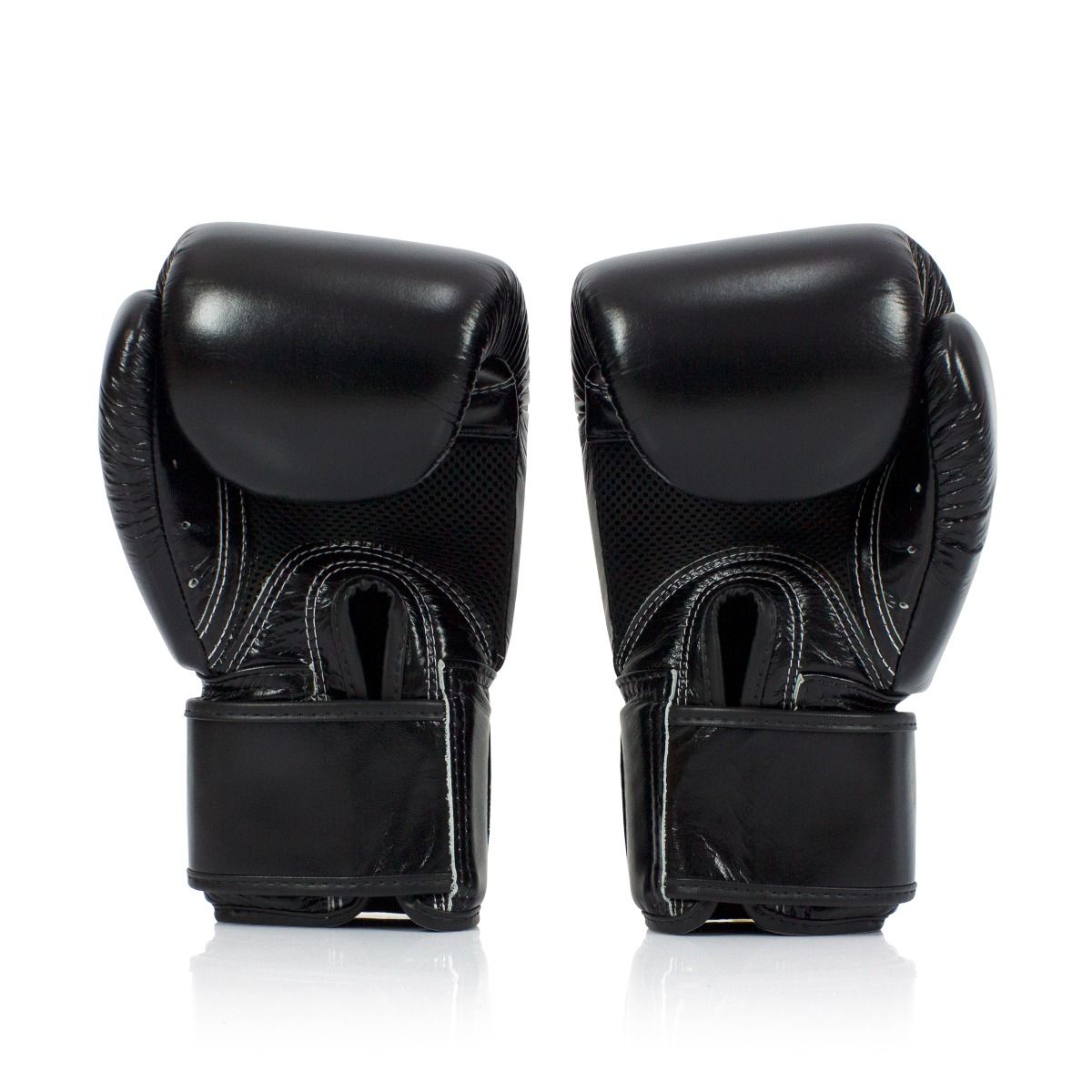 FAIRTEX GLOVES BGV1 LEATHER HOOK-AND-LOOP TIGHT-FIT UNIVERSAL BREATHABLE SOLID COLOR