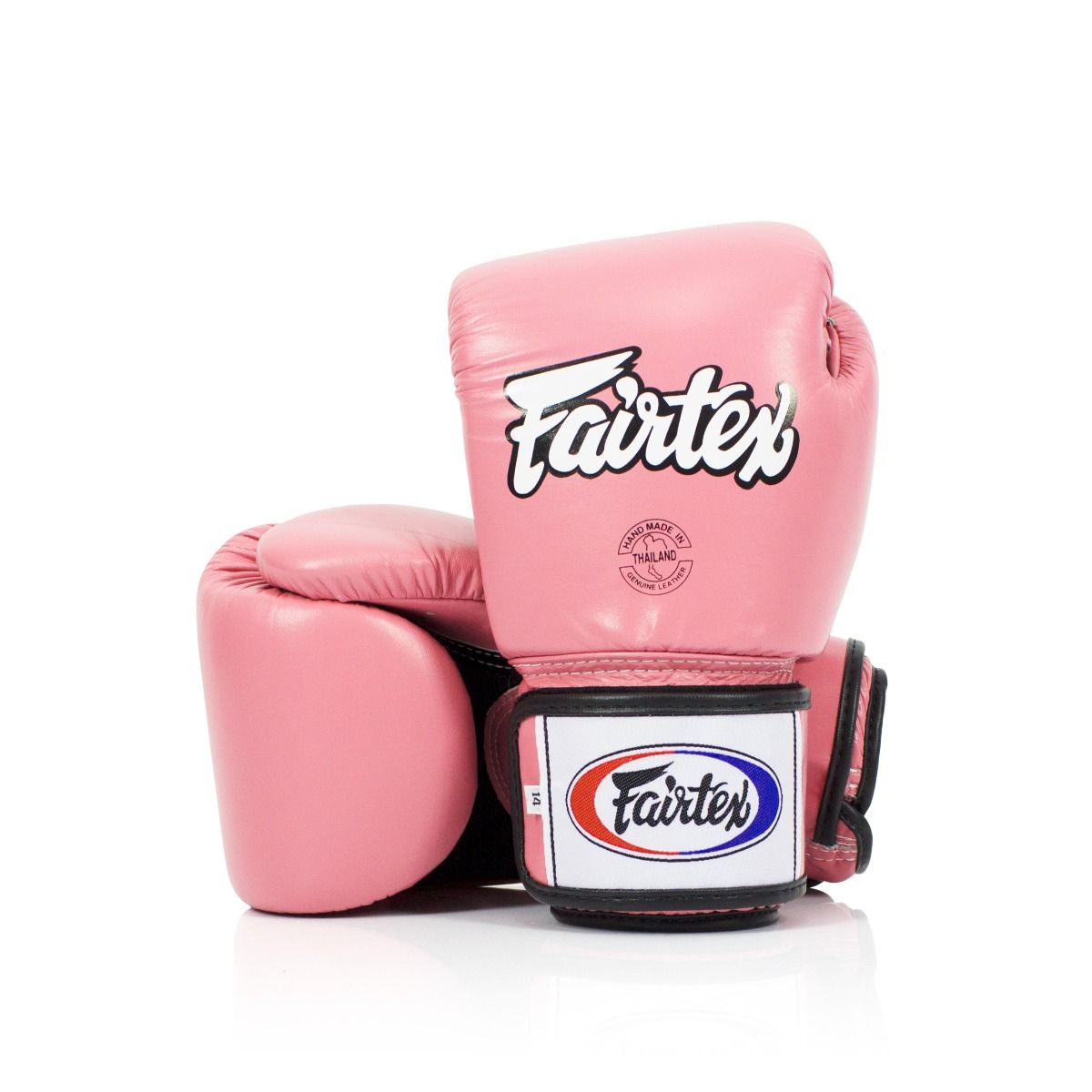 FAIRTEX GLOVES BGV1 LEATHER HOOK-AND-LOOP TIGHT-FIT UNIVERSAL BREATHABLE SOLID COLOR