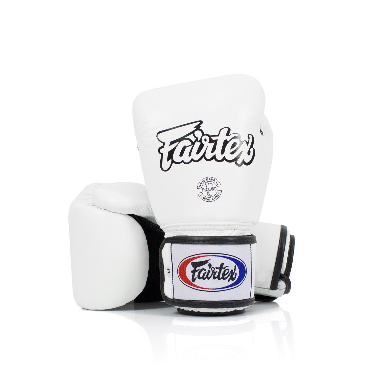 FAIRTEX GLOVES BGV1 LEATHER HOOK-AND-LOOP TIGHT-FIT UNIVERSAL BREATHABLE SOLID COLOR