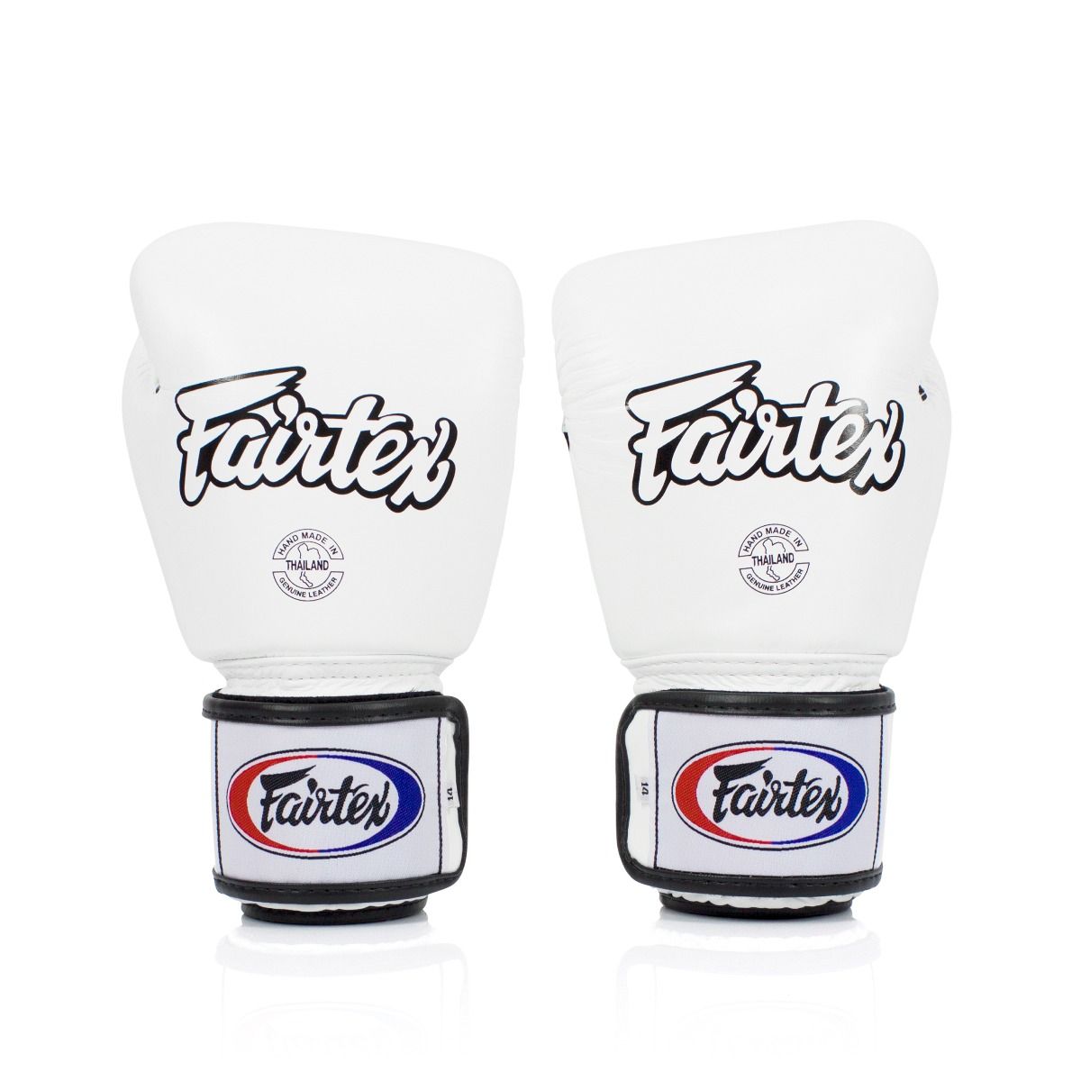 FAIRTEX GLOVES BGV1 LEATHER HOOK-AND-LOOP TIGHT-FIT UNIVERSAL BREATHABLE SOLID COLOR