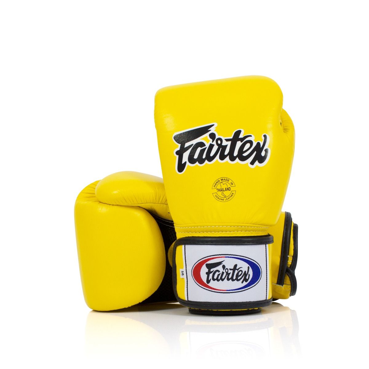FAIRTEX GLOVES BGV1 LEATHER HOOK-AND-LOOP TIGHT-FIT UNIVERSAL BREATHABLE SOLID COLOR