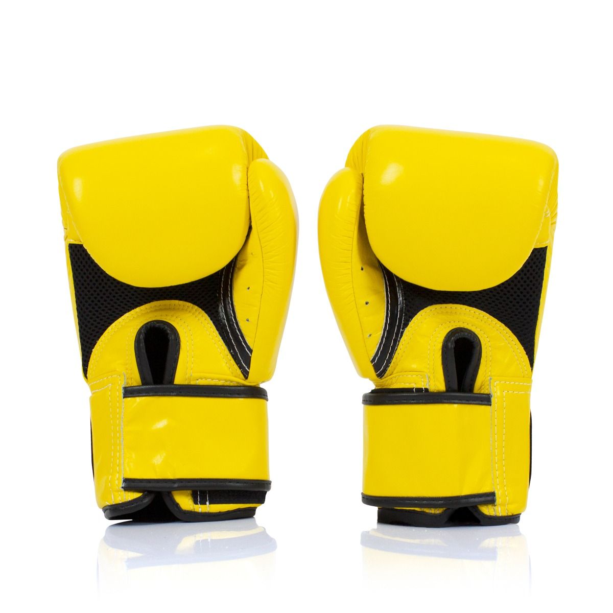 FAIRTEX GLOVES BGV1 LEATHER HOOK-AND-LOOP TIGHT-FIT UNIVERSAL BREATHABLE SOLID COLOR