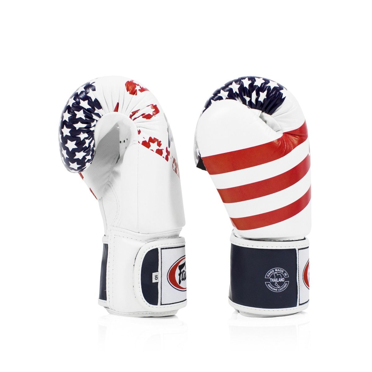 FAIRTEX GLOVES BGV1 LEATHER HOOK-AND-LOOP TIGHT-FIT UNIVERSAL FLAG