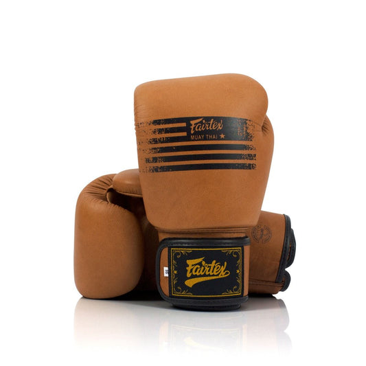 FAIRTEX GLOVES BGV21 LEATHER HOOK-AND-LOOP GENUINE BOXING "LEGACY"