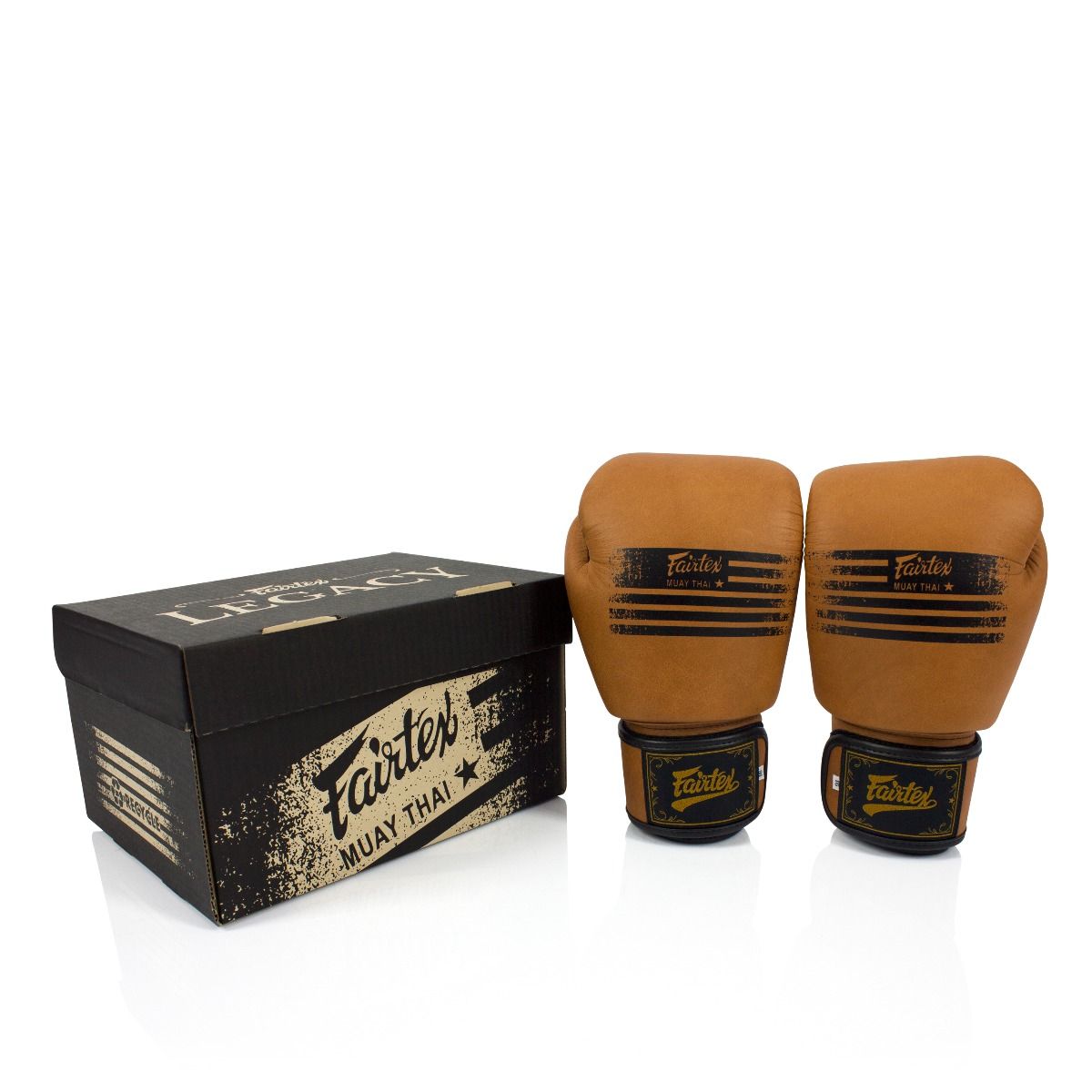 FAIRTEX GLOVES BGV21 LEATHER HOOK-AND-LOOP GENUINE BOXING "LEGACY"