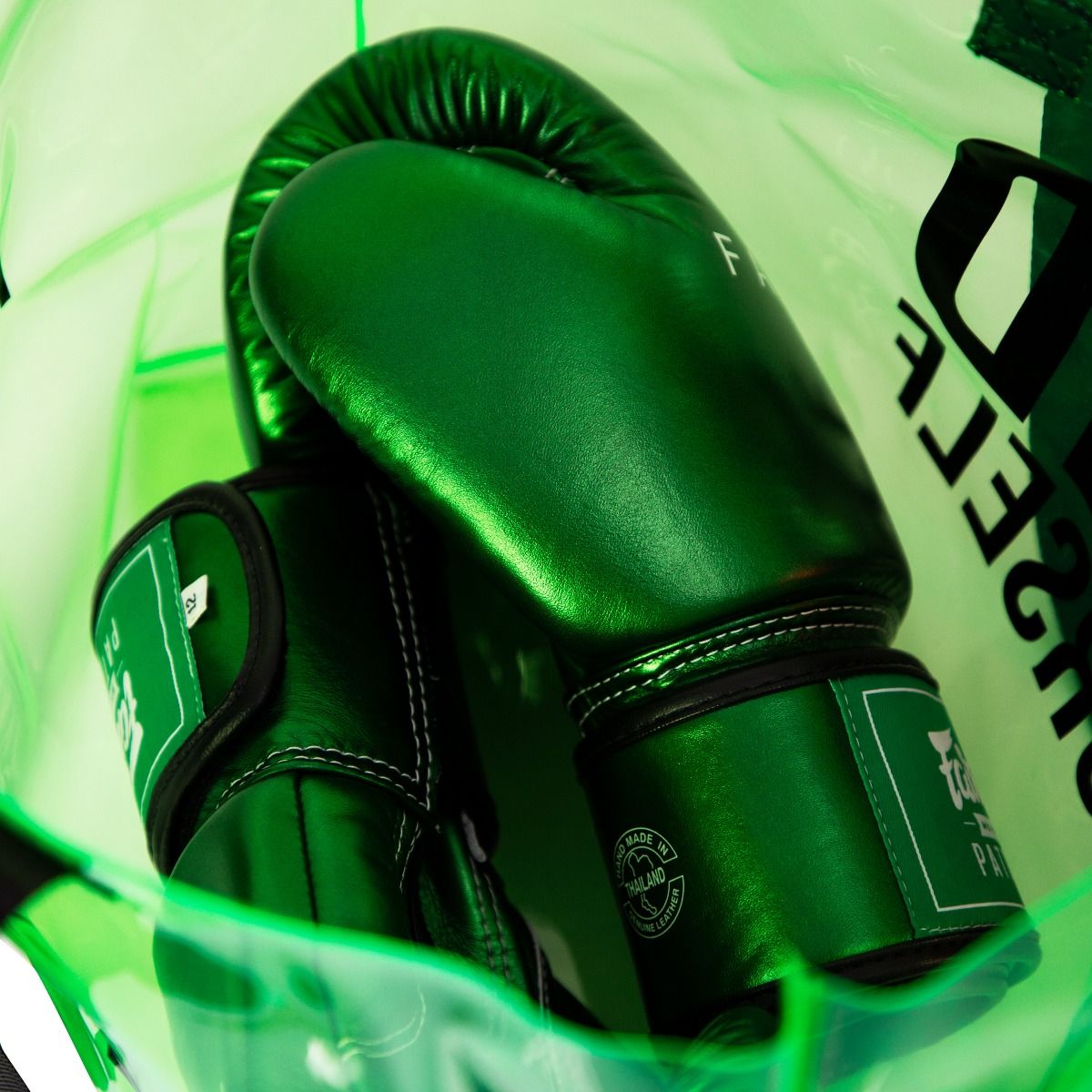 FAIRTEX GLOVES BGV22 MICROFIBER HOOK-AND-LOOP METALLIC
