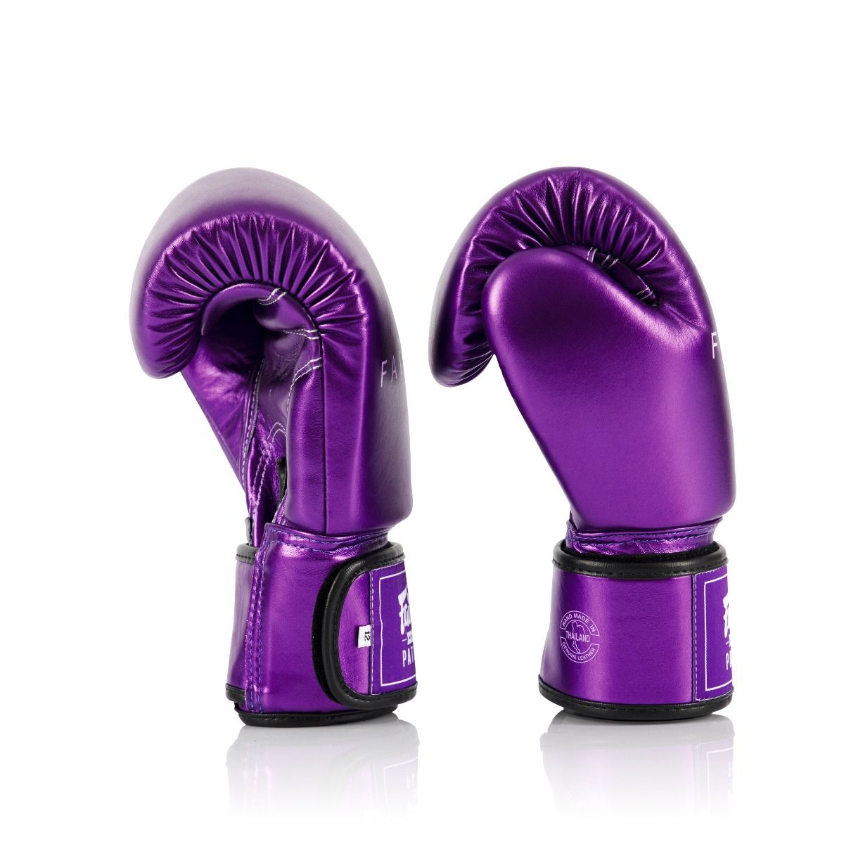 FAIRTEX GLOVES BGV22 MICROFIBER HOOK-AND-LOOP METALLIC