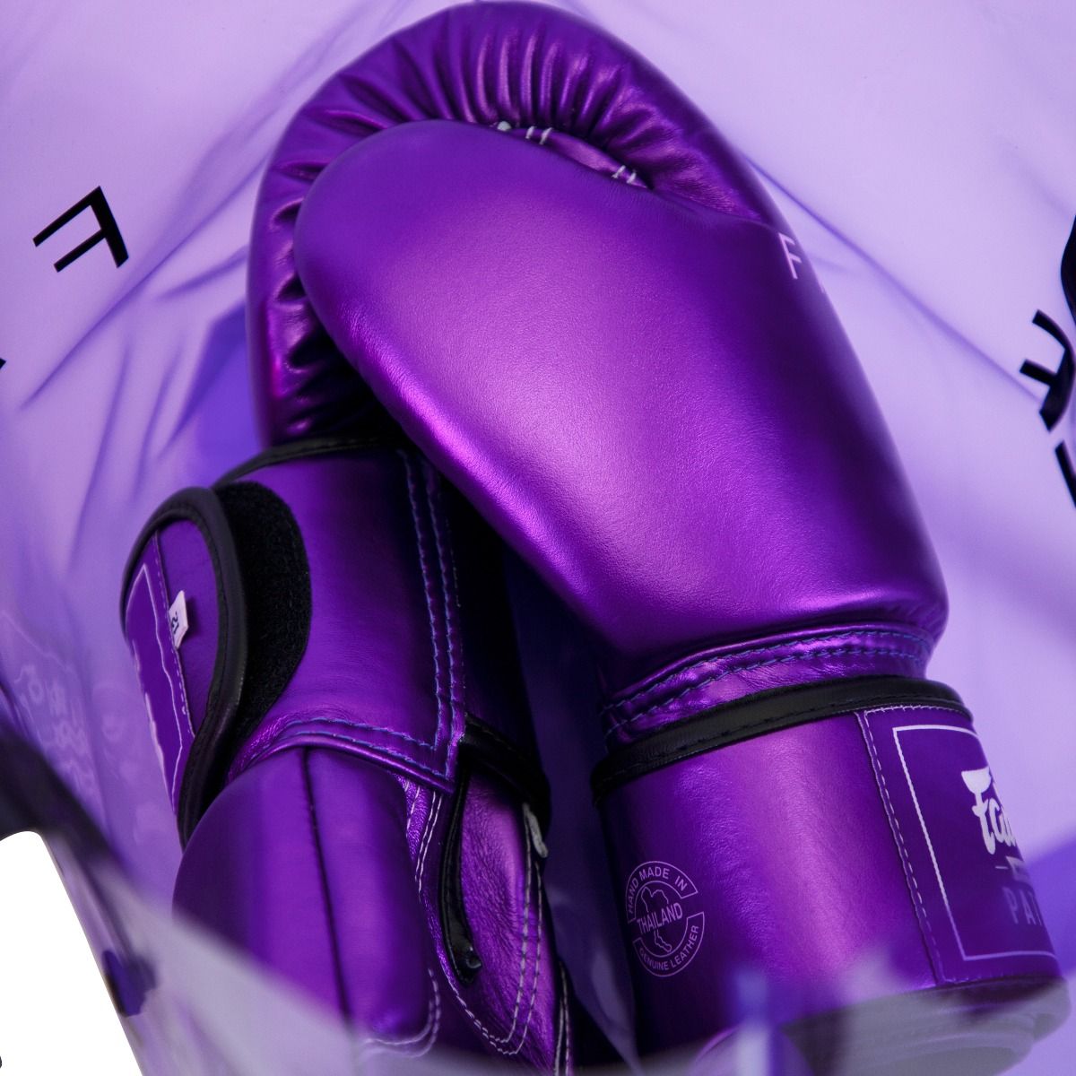FAIRTEX GLOVES BGV22 MICROFIBER HOOK-AND-LOOP METALLIC