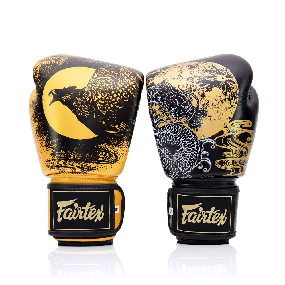 FAIRTEX GLOVES BGV26 LEATHER HOOK-AND-LOOP HARMONY SIX BOXING