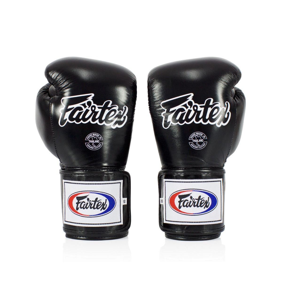 FAIRTEX GLOVES BGV5 LEATHER HOOK-AND-LOOP LOCKED THUMB SPARRING ONE-COLOR