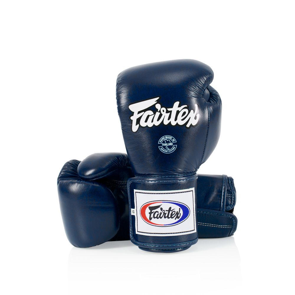 FAIRTEX GLOVES BGV5 LEATHER HOOK-AND-LOOP LOCKED THUMB SPARRING ONE-COLOR