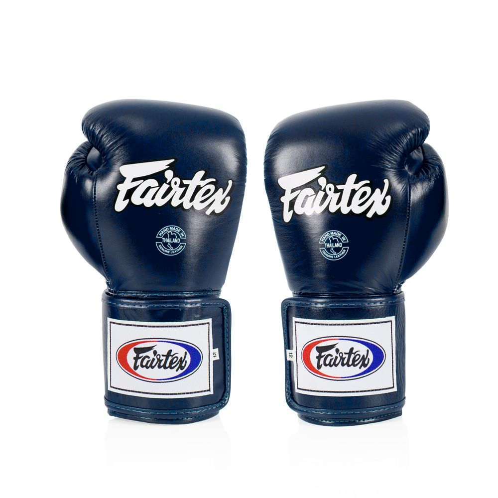 FAIRTEX GLOVES BGV5 LEATHER HOOK-AND-LOOP LOCKED THUMB SPARRING ONE-COLOR