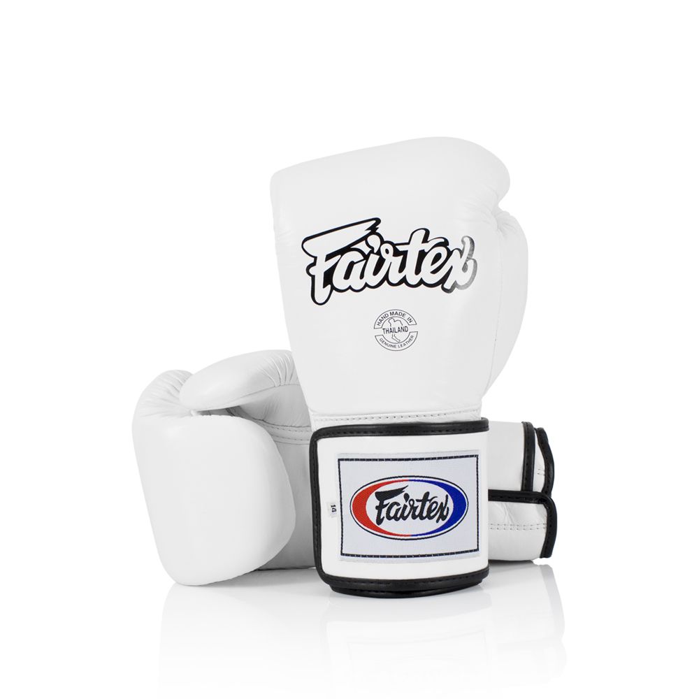 FAIRTEX GLOVES BGV5 LEATHER HOOK-AND-LOOP LOCKED THUMB SPARRING ONE-COLOR
