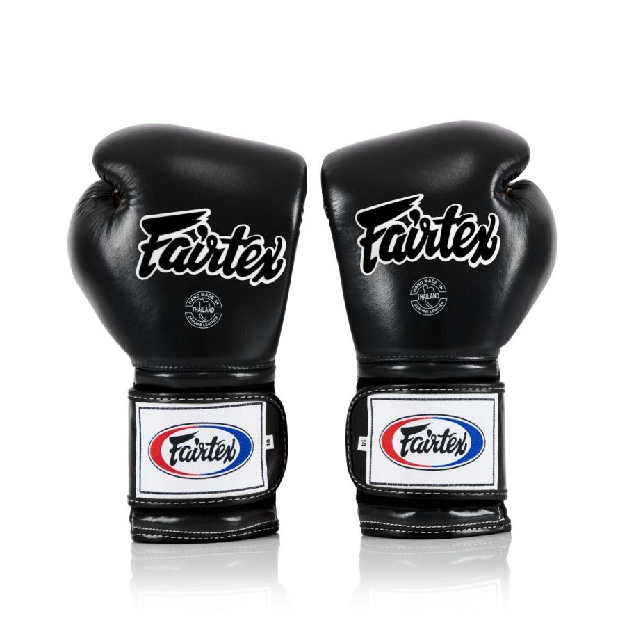FAIRTEX GLOVES BGV9 LEATHER HOOK-AND-LOOP HEAVY HITTER’S MEXICAN STYLE