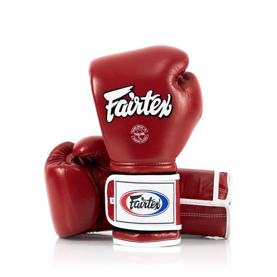 FAIRTEX GLOVES BGV9 LEATHER HOOK-AND-LOOP HEAVY HITTER’S MEXICAN STYLE