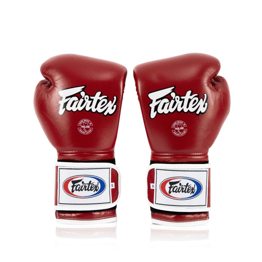 FAIRTEX GLOVES BGV9 LEATHER HOOK-AND-LOOP HEAVY HITTER’S MEXICAN STYLE