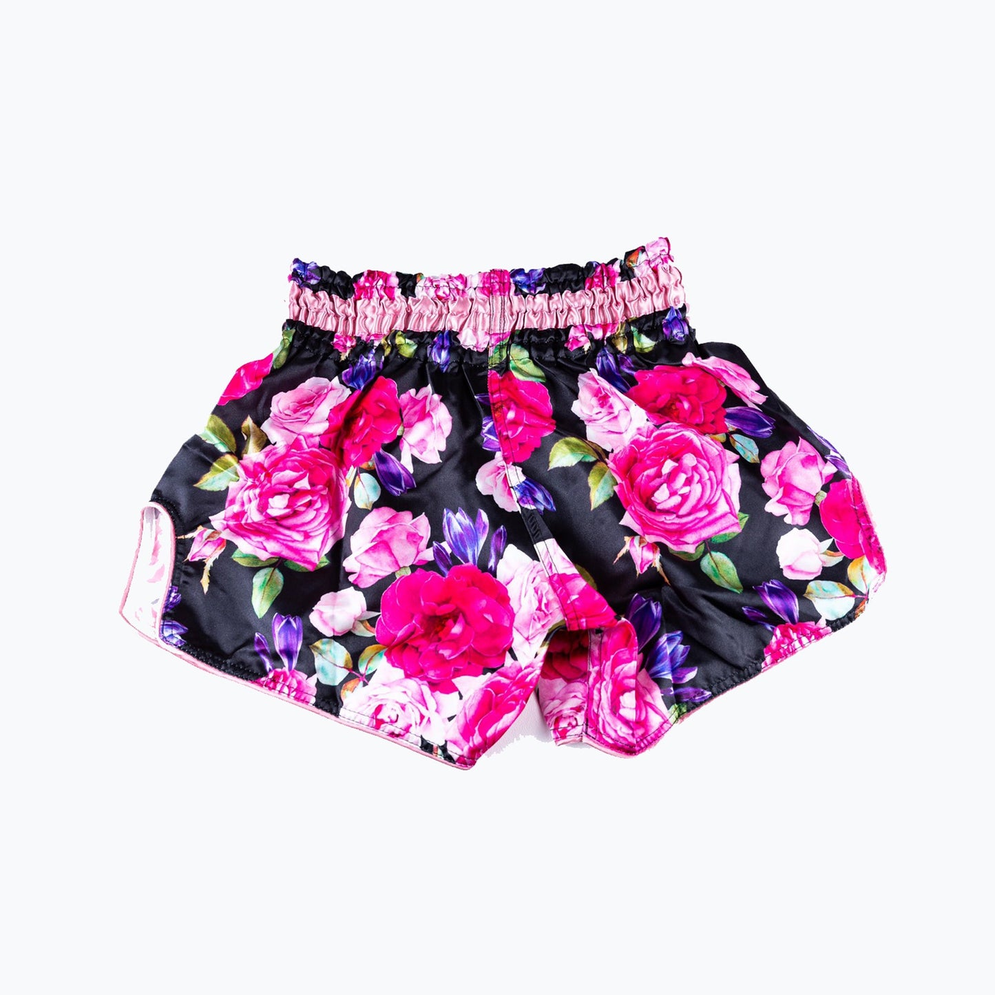 INFIGHTSTYLE SHORTS MUAY THAI RETRO BOUQUET PALMS TREES FLOWERS