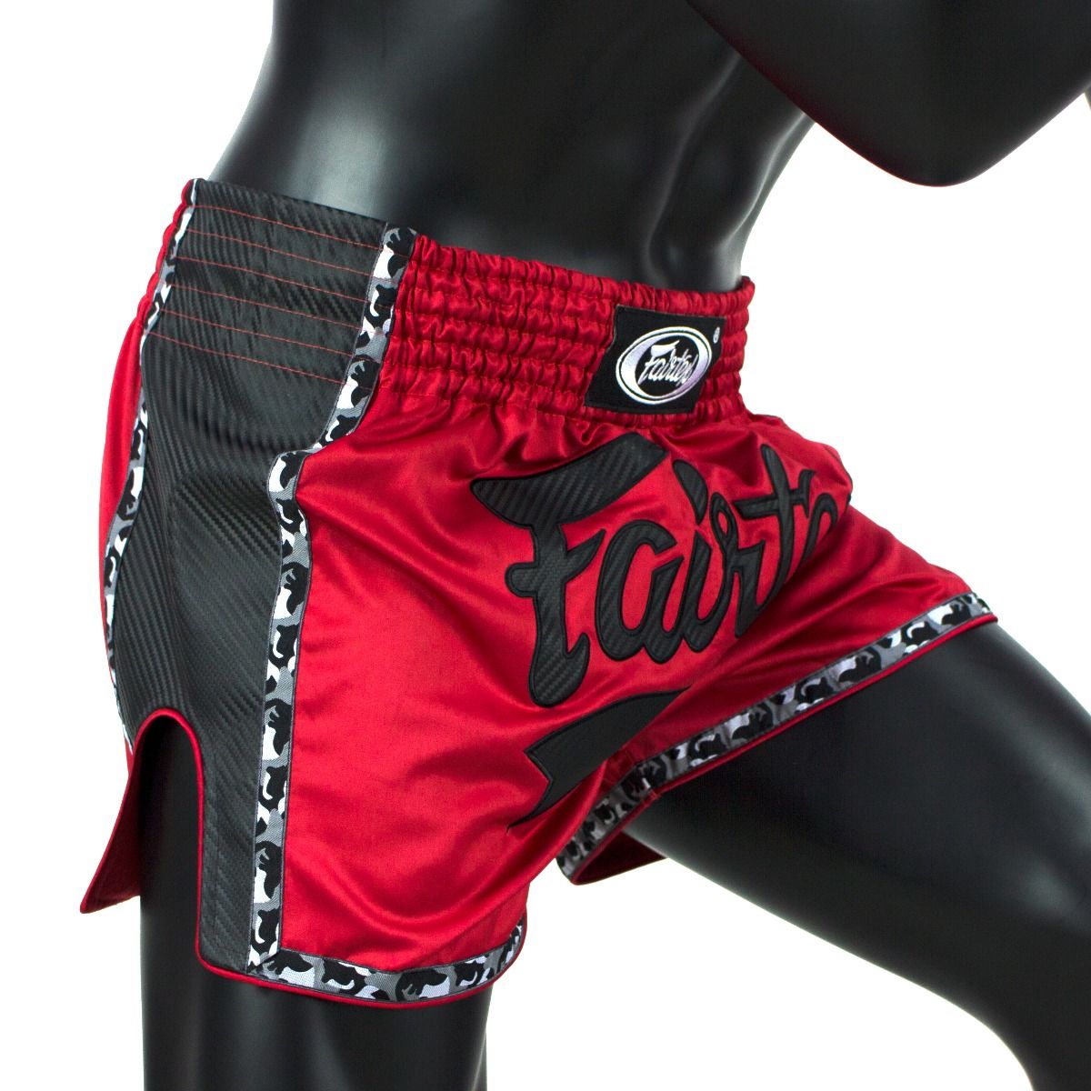 FAIRTEX SHORTS BS1703 RED / BLACK