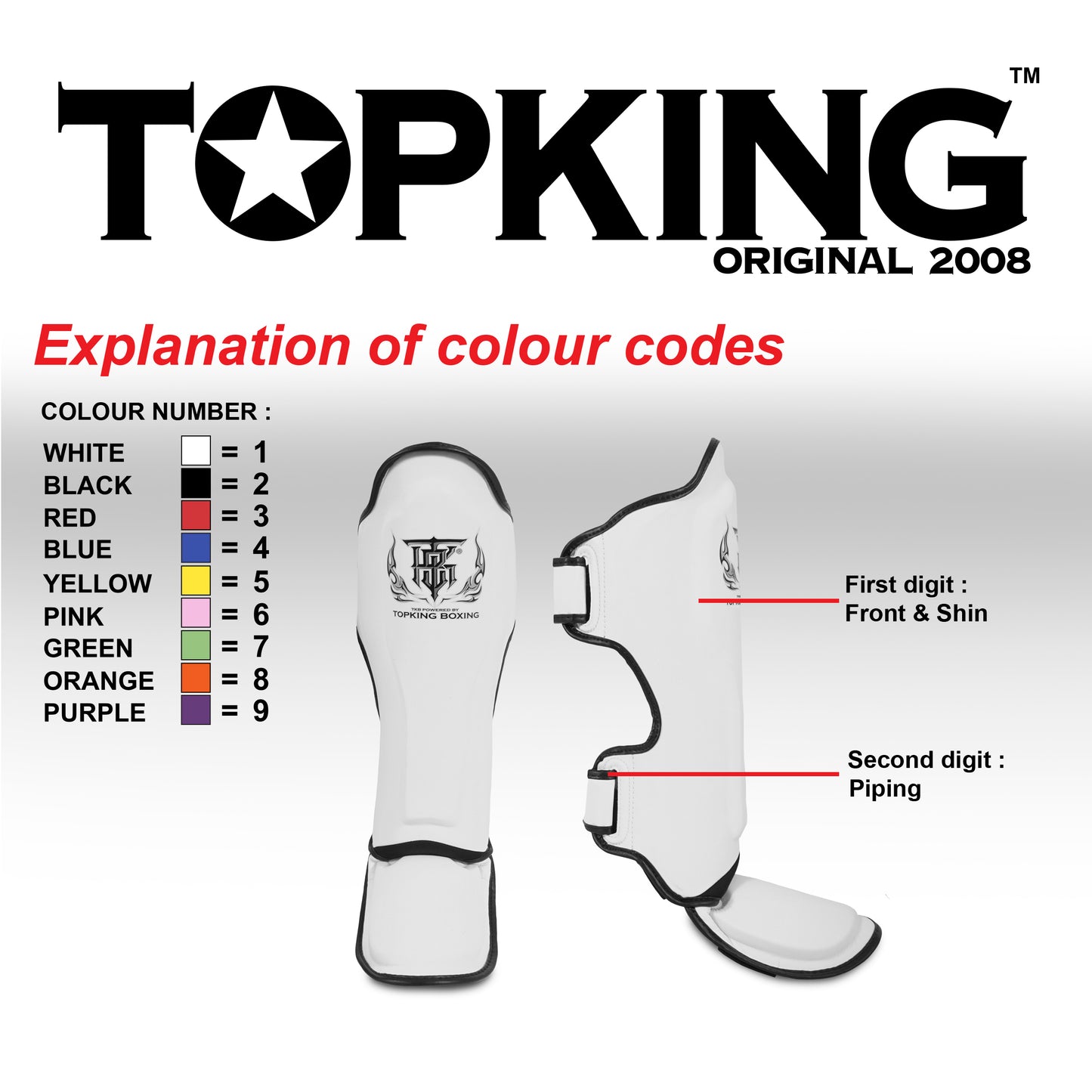 TKB SHIN PROTECTION TKSGP LEATHER HOOK-AND-LOOP