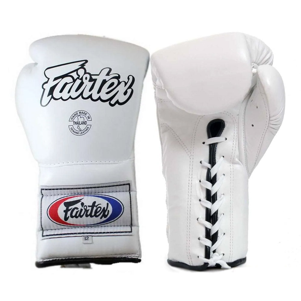 FAIRTEX GLOVES BGL7 LEATHER LACE-UP PRO TRAINING MEXICAN STYLE