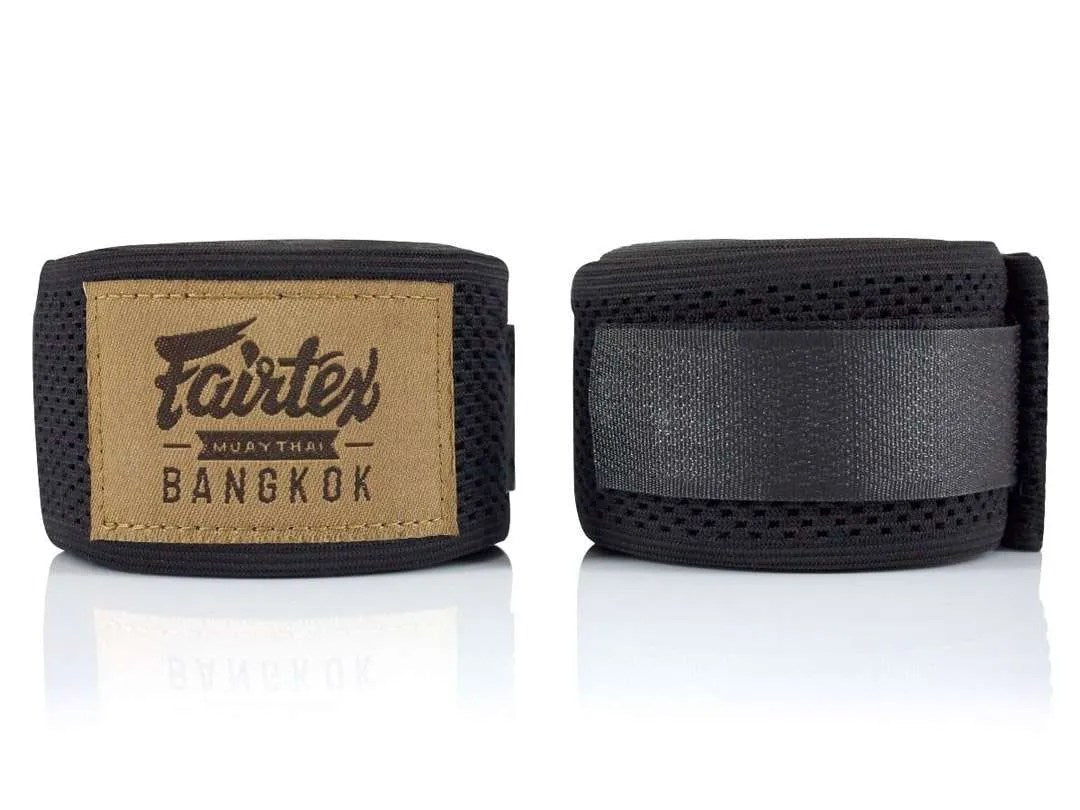 FAIRTEX HAND WRAPS HW4 POLYESTER RUBBER FULL LENGTH ELASTIC