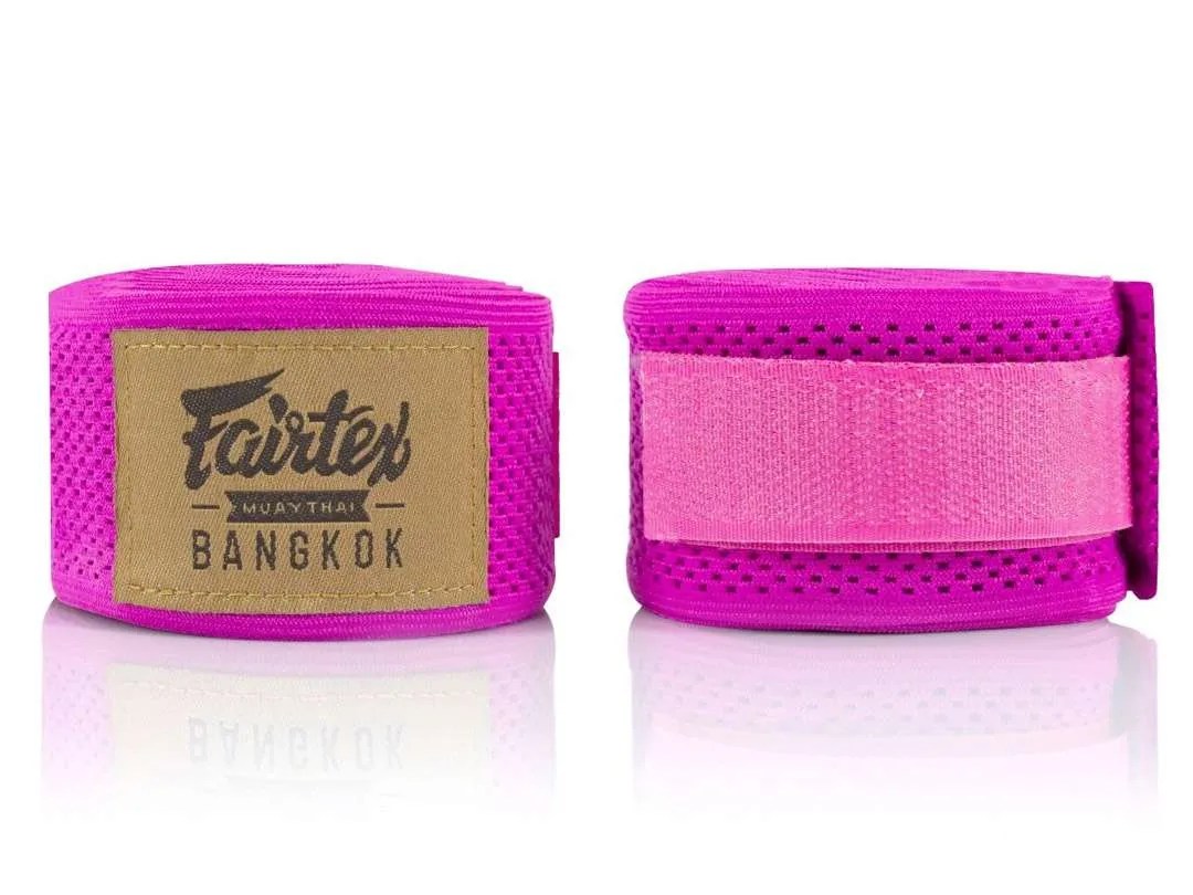 FAIRTEX HAND WRAPS HW4 POLYESTER RUBBER FULL LENGTH ELASTIC