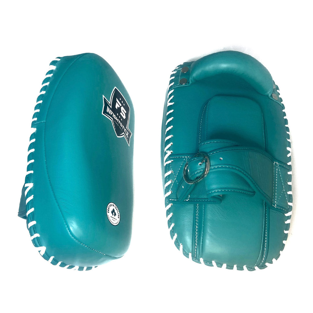 INFIGHTSTYLE KICK PADS LEATHER PREMIUM SINGLE-BUCKLE