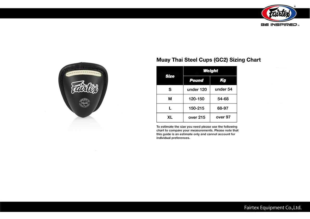 FAIRTEX GROIN PROTECTION GC2 STEEL CUP