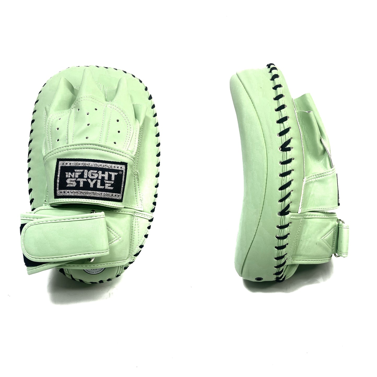 INFIGHTSTYLE PUNCH MITTS SEMI LEATHER HOOK-AND-LOOP