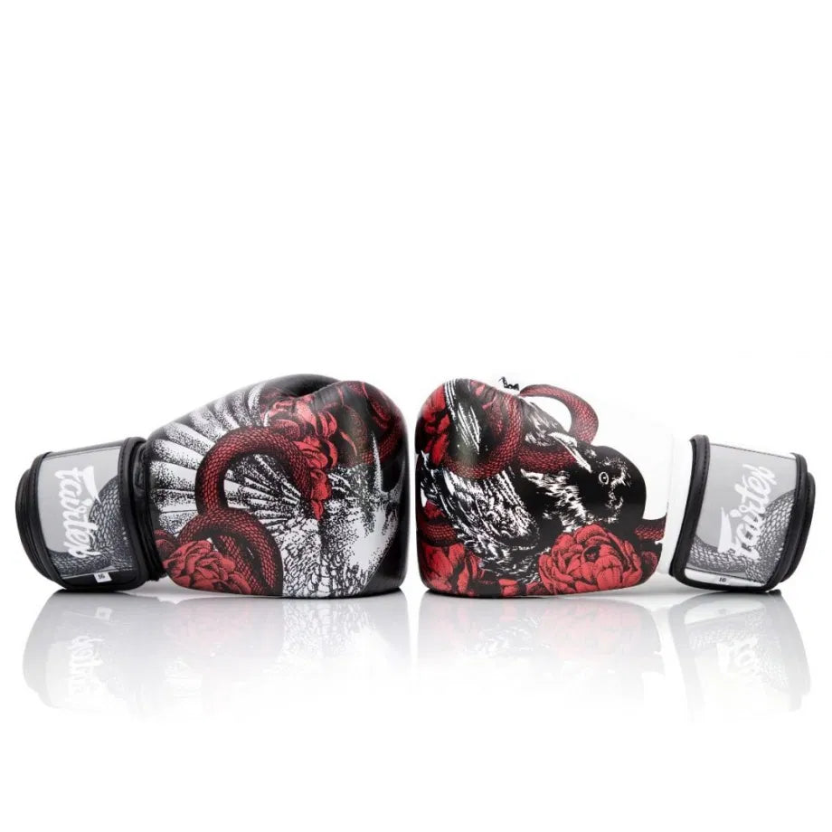 FAIRTEX GLOVES BGV24 LEATHER HOOK-AND-LOOP LIMITED EDITION THE BEAUTY OF SURVIVAL