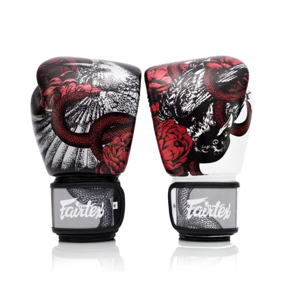 FAIRTEX GLOVES BGV24 LEATHER HOOK-AND-LOOP LIMITED EDITION THE BEAUTY OF SURVIVAL