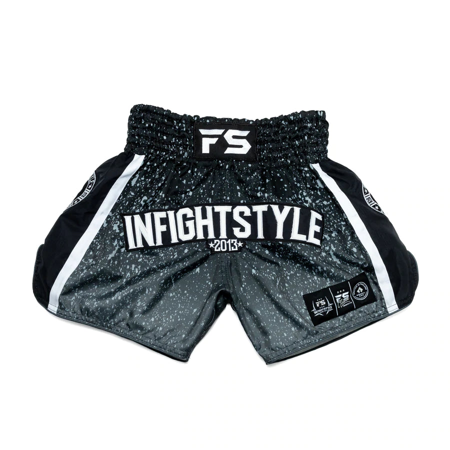 INFIGHTSTYLE SHORTS MUAY THAI FS IVY SPLATTER RETRO